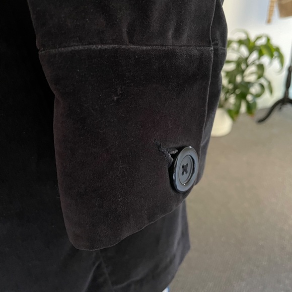 **SOLD** Vintage Mossimo velvet car coat - Sz M - Picture 6 of 9